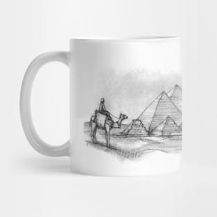 Pyramids of Giza, Egypt Mug